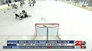 Men's hockey team coming to CSUB