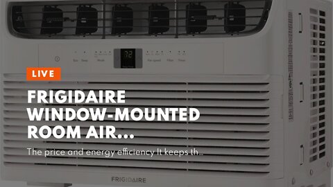 Frigidaire Window-Mounted Room Air Conditioner, 6,000 BTU, in White