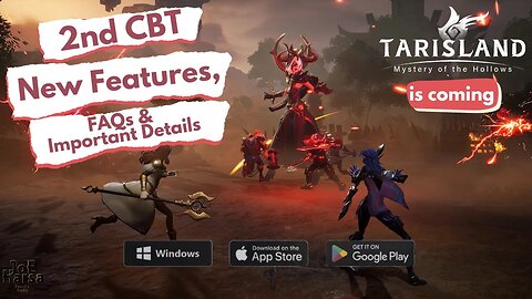 Tarisland CBT: New Features, FAQs and Important Details MMORPG Rivals Warcraft