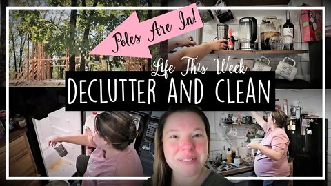 Fridge and Kitchen Deep Clean and Declutter//Barndominium Build Has Started!//Clean With Me//Nesting