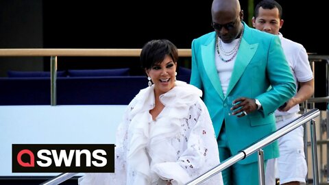 Kris Jenner steps out looking glam with boyfriend Corey as she holidays on yacht in Sicily