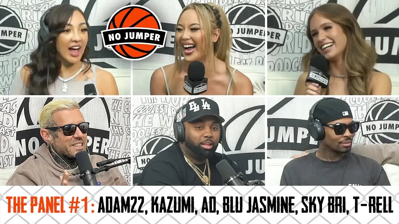 Kazumi, Sky Bri & Blu Jasmine FACE OFF with Adam, AD & T Rell
