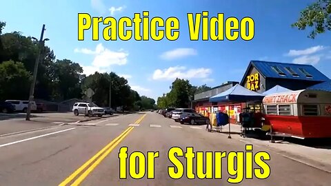 Practice Video for Sturgis Otter Tail Lake Motorcycle Ride