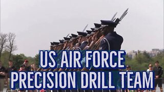 United States Air Force ￼Precision Drill Team #Shorts #USA #USMILITARY #AIRFORCE @LawAndCrimeNews