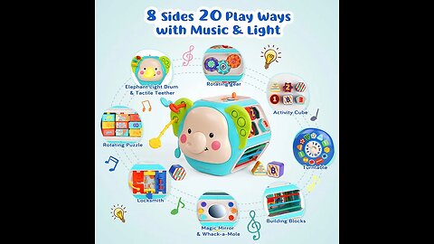 ANNUAL SALE! Montessori Baby Activity Cube Toddler Toys
