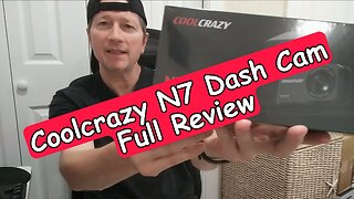 Coolcrazy N7 Dash Cam, 4K Dashcams for Cars Built-in GPS, 3.2 IPS Screen, Full Review