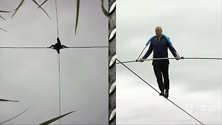 Stuntman Nik Wallenda opens up on horrific training accident involving his sister, Times Square stunt