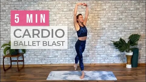 5 Minute Energising Cardio Ballet Blast