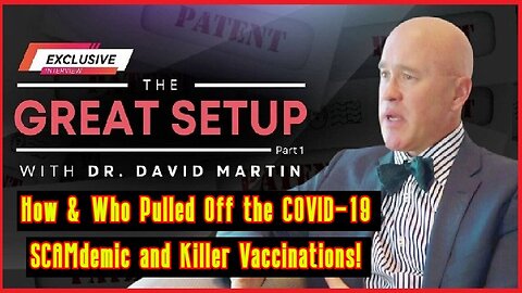 The Great Setup with Dr. David Martin - Must Video!!!