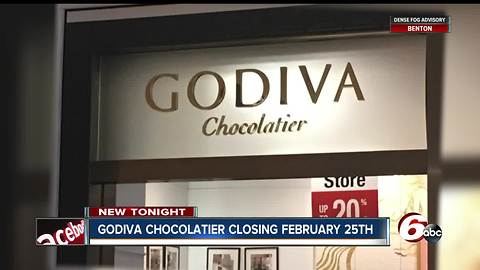 Godiva to close Circle Centre Mall store at the end of February