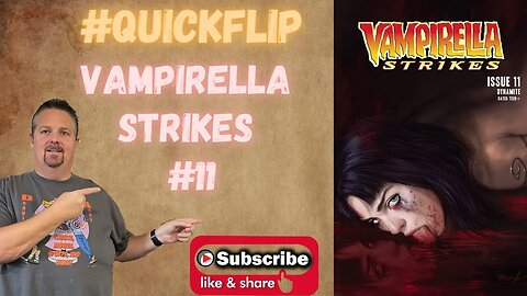 Vampirella Strikes #11 Dynamite #QuickFlip Comic Book Review Tom Sniegoski,Jonathan Lau #shorts