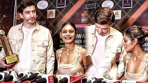 Sreejita De With Husband Full Interview At Dadashaheb Phalke Award 2023 😍🔥