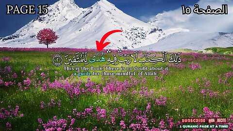 Quran Page: 15 :القرآن الكريم الصفحة #beautifulquran #اكسبلور #قران_كريم# #BA_Recite