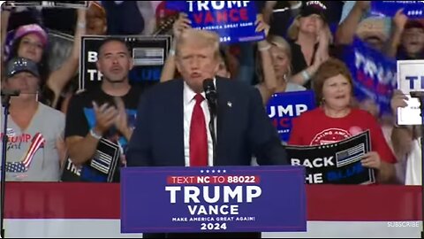 LIVE Donald Trump speaks at MAGA rally in North Carolina