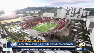 Concerns about the future of SDSU stadium deal