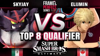 FPS6 Online - SF | Skyjay (Incineroar) vs. TE | elijmin (Shulk) - Smash Ultimate Top 8 Qualifier