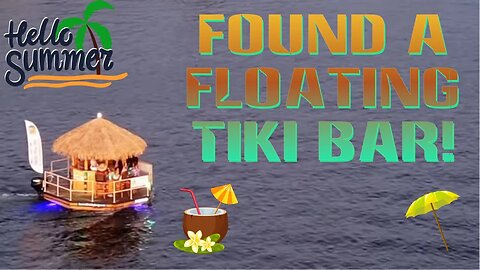 Found a Floating Tiki Bar in the Florida Keys!