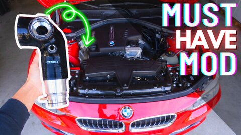 How to install N20 MST Turbo Inlet DIY | BMW F30 328i