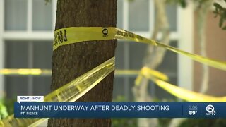 Manhunt underway after deadly shooting at Fort Pierce apartment complex