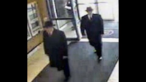 Real Men in Black caught on security camera