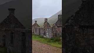 Rain at Tigh-na-sleubhaich on the West Highland Way Scotland