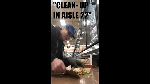 FROZEN FOOD CLERK TUTORIAL 13 CLEAN UP IN AISLE 22 WITH PAPA MIKE
