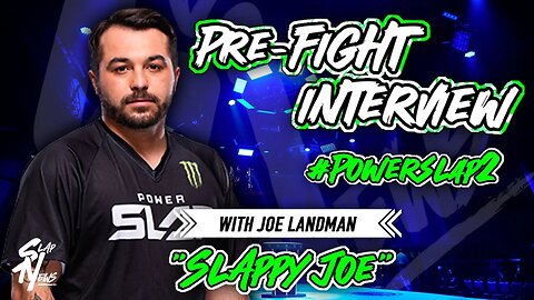 Joe Landman Power Slap 2 Pre Fight Interview Against Amir Nuriddeen