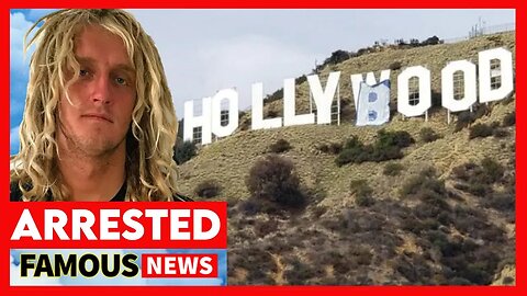 YouTuber JoogSquad Arrested For Changing Hollywood Sign To Read "HollyBoob" | Famous News