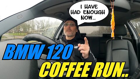 BMW 120 Coffee Run #4 More madness in Clown World | motovlog