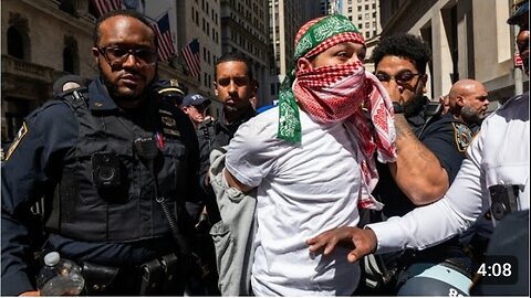 Dozens of pro-Palestine activities cuffed after Brooklyn Bridge protest