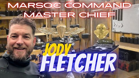 MARSOC Command Master Chief (R) Jody Fletcher, in the Team Room!