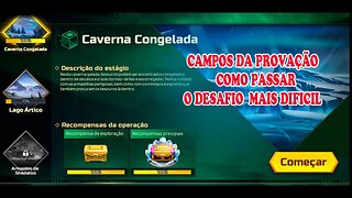 CAVERNA CONGELADA / CAMPOS DA PROVAÇÃO / DESAFIOS / RECRUTAMENTO