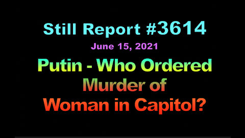 Putin – Who Ordered Murder of Woman in Capitol? , 3614