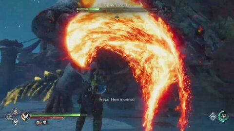 Gravel Belly Drake Boss Fight | God of War: Ragnarök 4K Clips (PS5, PS4) | God of War Ragnarok