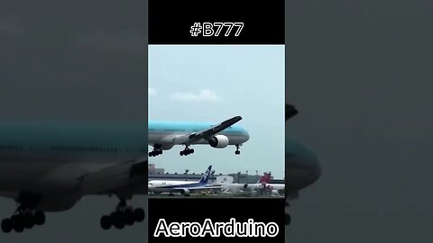 Worst Landing Ever Seen Korean Air #B777 #Aviation #Flying #AeroArduino