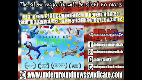 MEDICATING NORMAL IS A NEW DOCUMENTARY EXPOSING THE DANGERS OF THE BIG PHARMACEUTICAL COMPANIES!