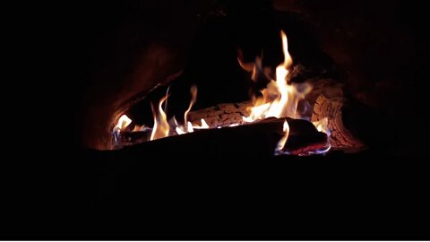 Fireplace 1 Hour Relaxing Video - Nature Sounds