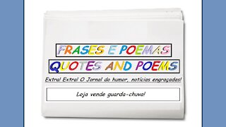 Notícias engraçadas: Loja vende guarda-chuva! [Frases e Poemas]