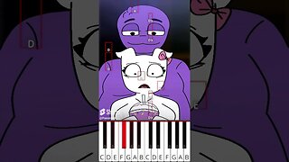 🍹grimace shake🍹garten of banban horror animation (@randomchannelketelin9069) - Octave Piano Tutorial