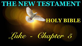 Luke - Chapter 5 DAILY BIBLE STUDY {Spoken Word - Text - Red Letter Edition}