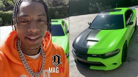 Soulja Boy's Dodge Daytona "Slime Wrap" Episode Of IGTV Cribs! 🐍