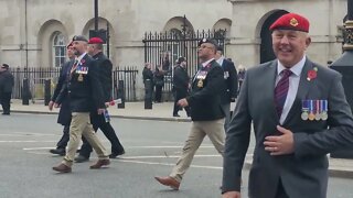 Rememberence Sunday veterans at horse guards parade #london