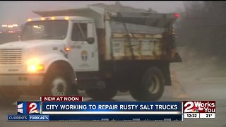 Icy roads reminder of Tulsa's crumbling salt trucks