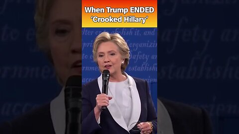 Trump DESTROYS Hillary With One Line...