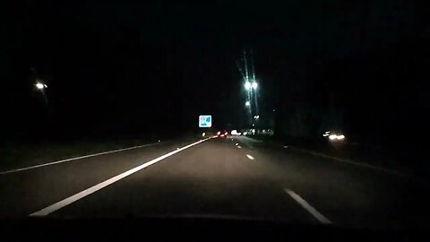 Night Driving from Bournemouth to Southampton speedlapse 3rd May 2023