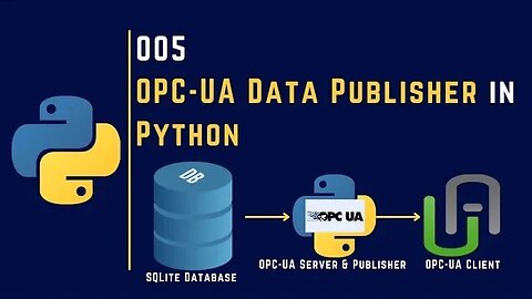005 | Publish Data from SQL Database to OPC-UA in Python | Database to OPC UA Gateway |