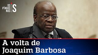 Joaquim Barbosa reaparece e fala em ser candidato à Presidência