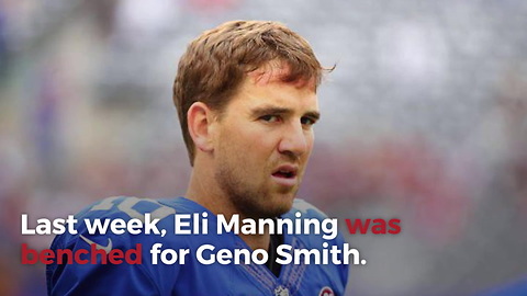 After Giants Fire Head Coach And General Manager, Eli Manning Might Start Again