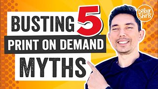 Print on Demand Myths. Know before starting your t-shirt business, real advice for beginners.