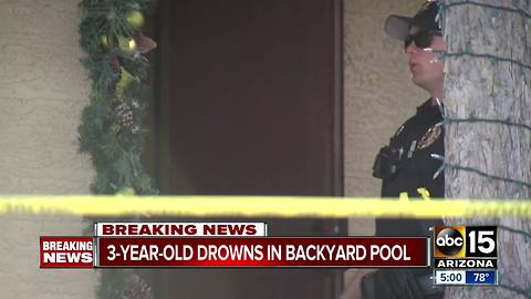 Child drowns in backyard pool in Tolleson